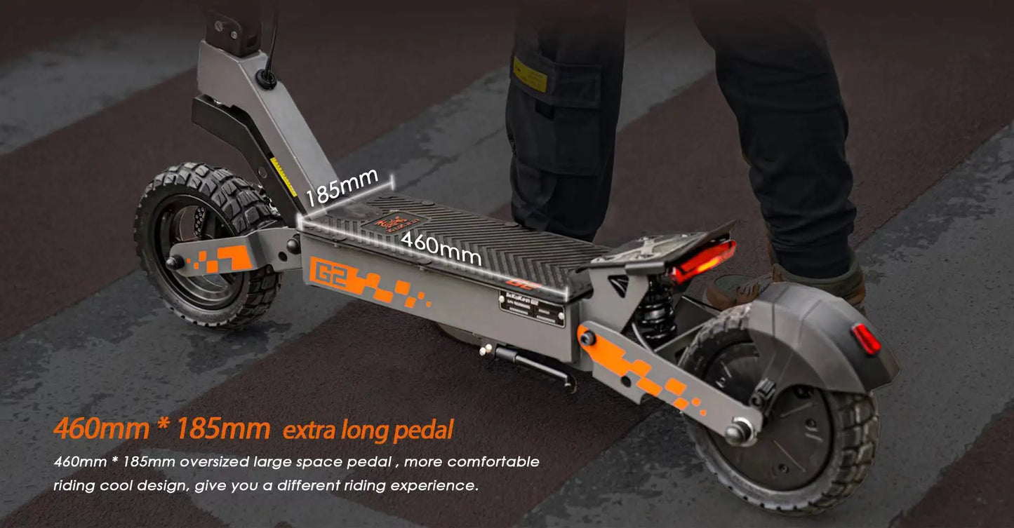 EU Ready to Ship Kukirin G2 Adult 10" Two-Wheel Electric Scooter 800W Motor 55km Range 48V 15Ah Lightweight Electric Scooters
